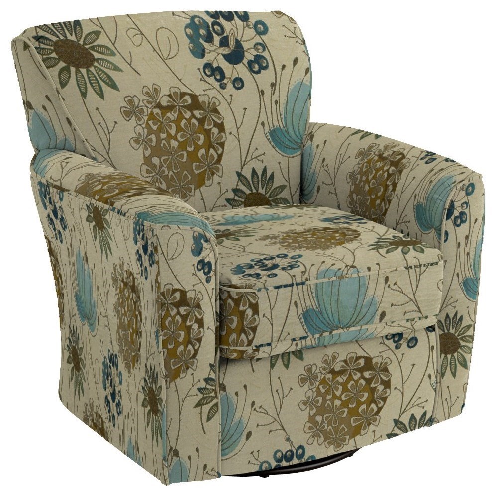 Bravo Furniture Kaylee 2887 34612 Kaylee Swivel Barrel Arm Chair
